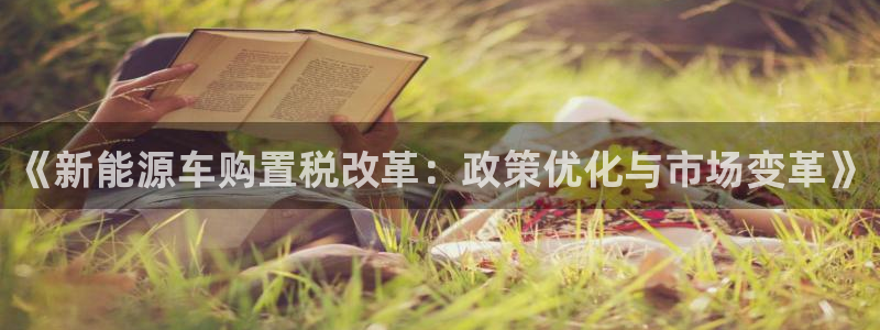 新宝gg珈75775：《新能源车购置税改