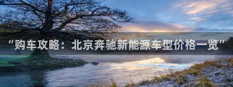 新宝gg:“购车攻略:北京奔驰新能源车型价格一览”